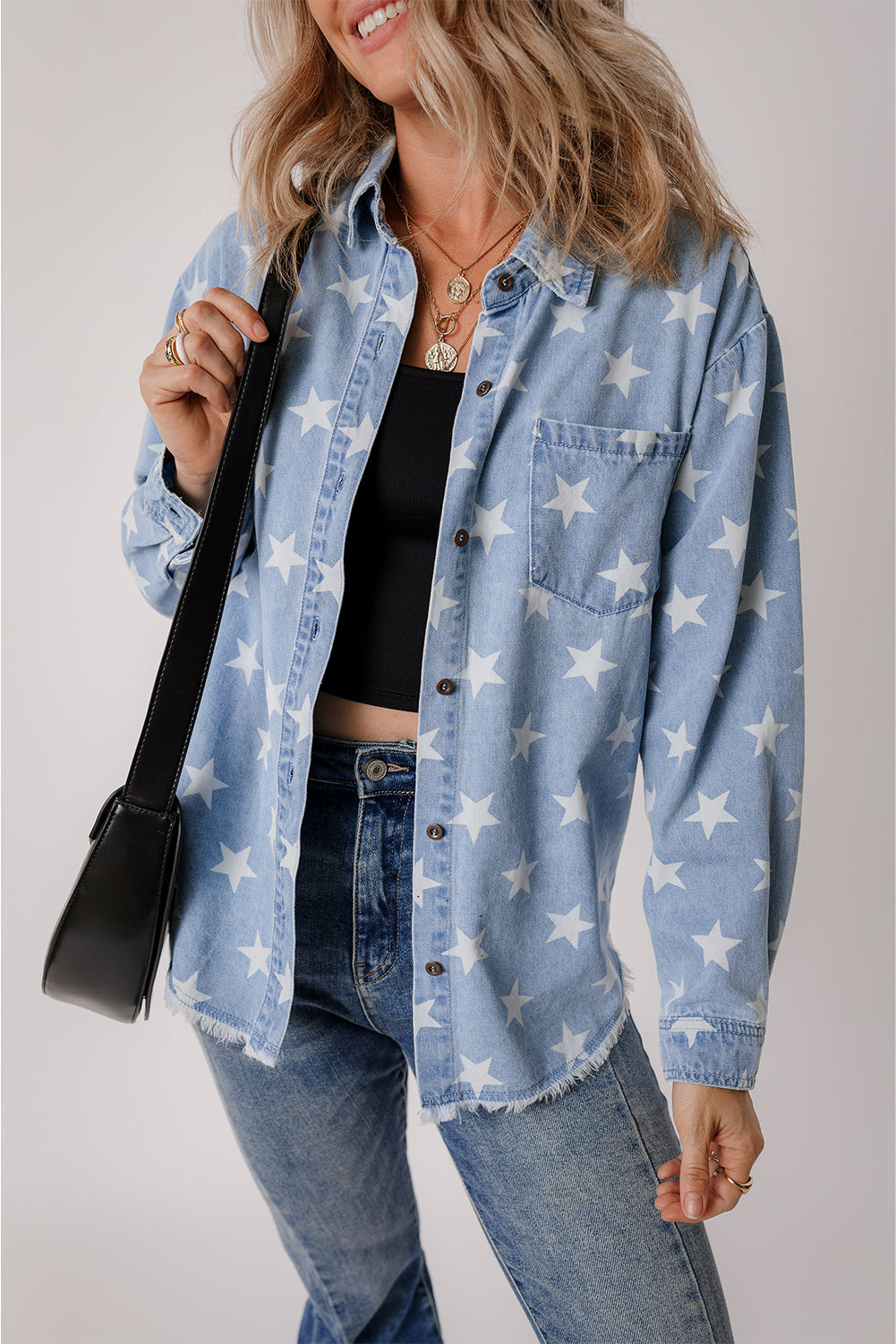 The Stars Over Dixie Denim Shirt