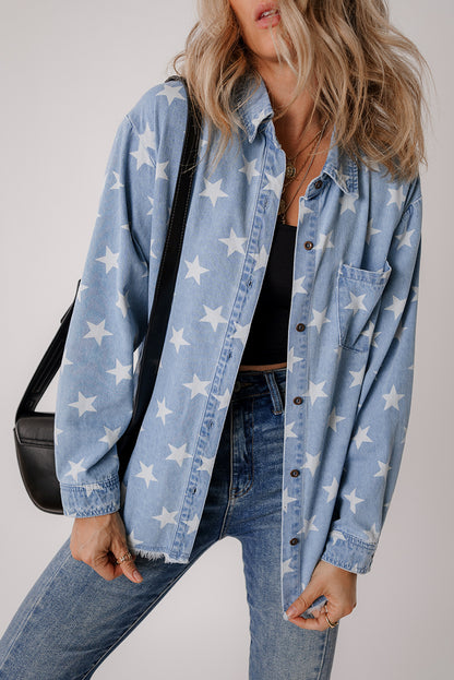 The Stars Over Dixie Denim Shirt