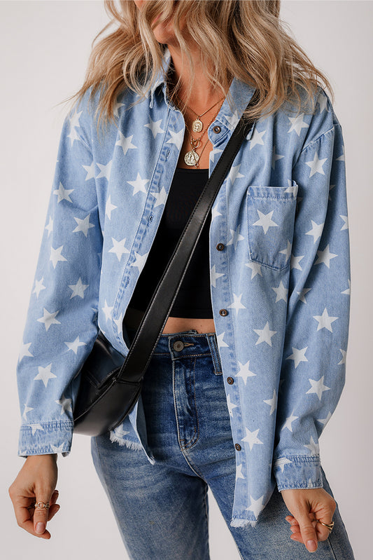 The Stars Over Dixie Denim Shirt