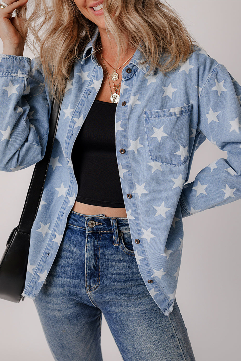 The Stars Over Dixie Denim Shirt